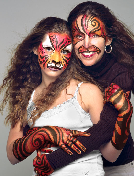 tiger face painting ideas. TIGER FACE PAINTING | FACE